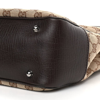 Gucci Monogram Small Bamboo Tote Brown 9 of 9