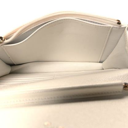 Chanel Caviar Quilted Chain CC Wallet On Chain WOC White 5 of 13