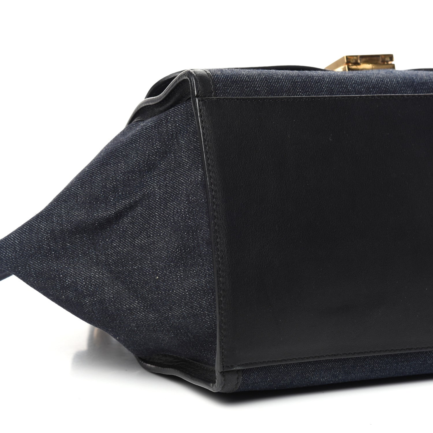 Celine Smooth Calfskin Denim Medium Trapeze Blue 10 of 12