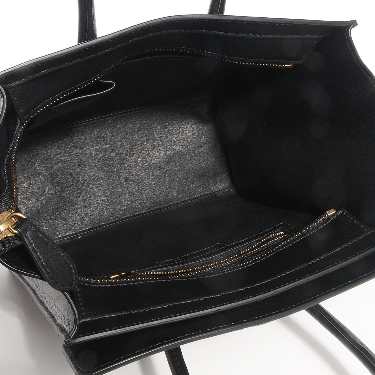 Smooth Calfskin Micro Luggage Black