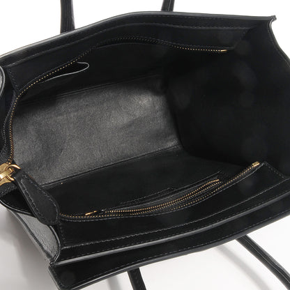 Celine Smooth Calfskin Micro Luggage Black 5 of 7