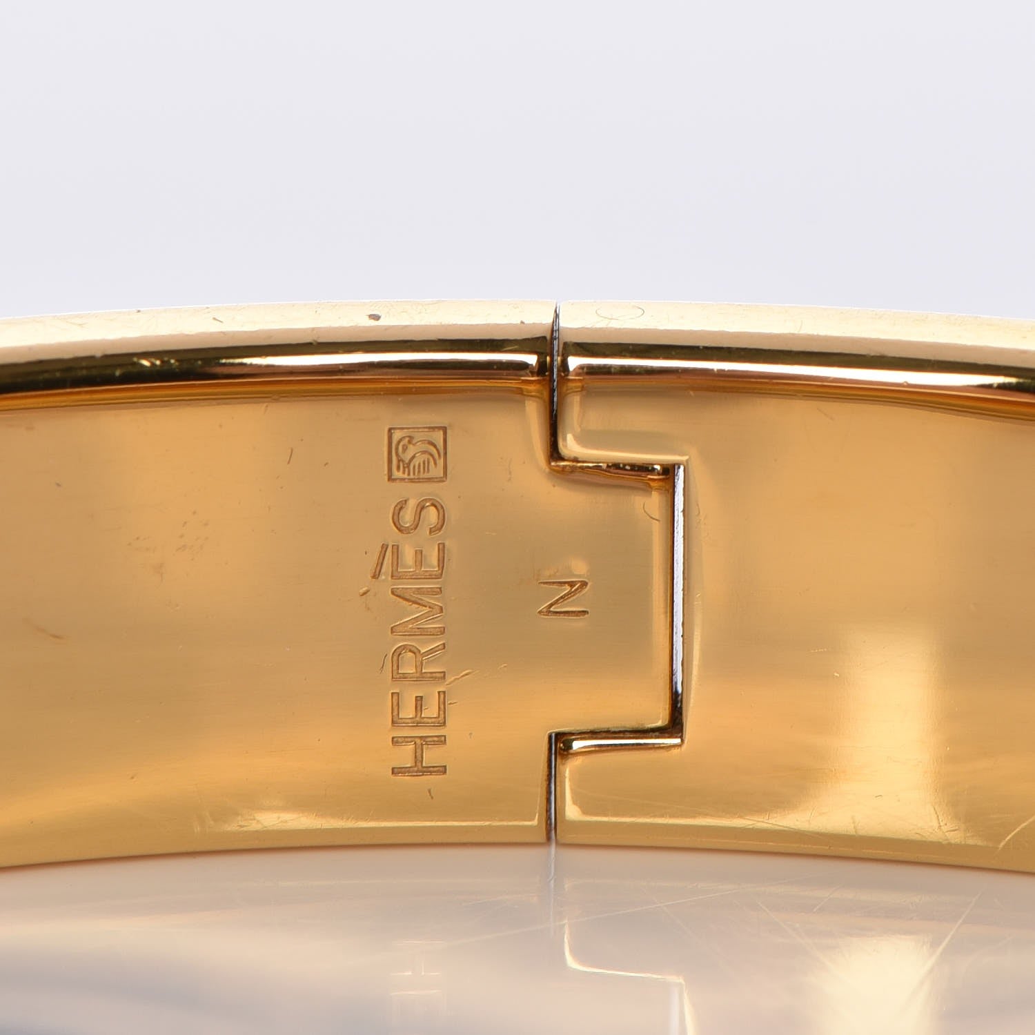 Hermes Enamel Narrow Clic Clac H Bracelet PM Black 4 of 4