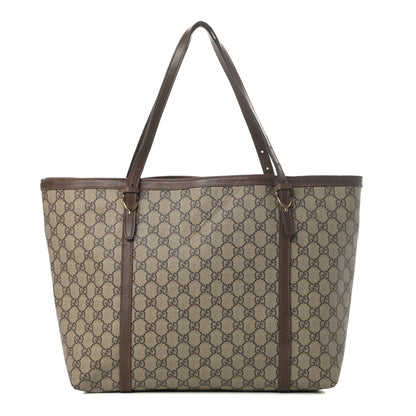 Gucci GG Supreme Monogram Medium Nice Tote Brown 1 of 19