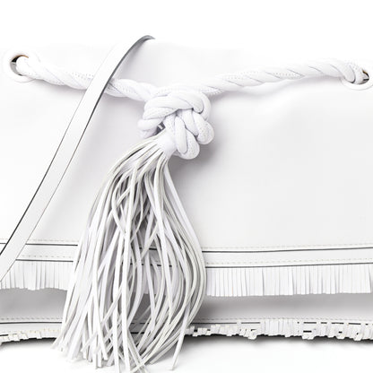 Valentino Garavani Calfskin The Rope Crossbody Bag White 7 of 9