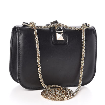 Valentino Garavani Vitello Small Glam Lock Rockstud Flap Black 4 of 12