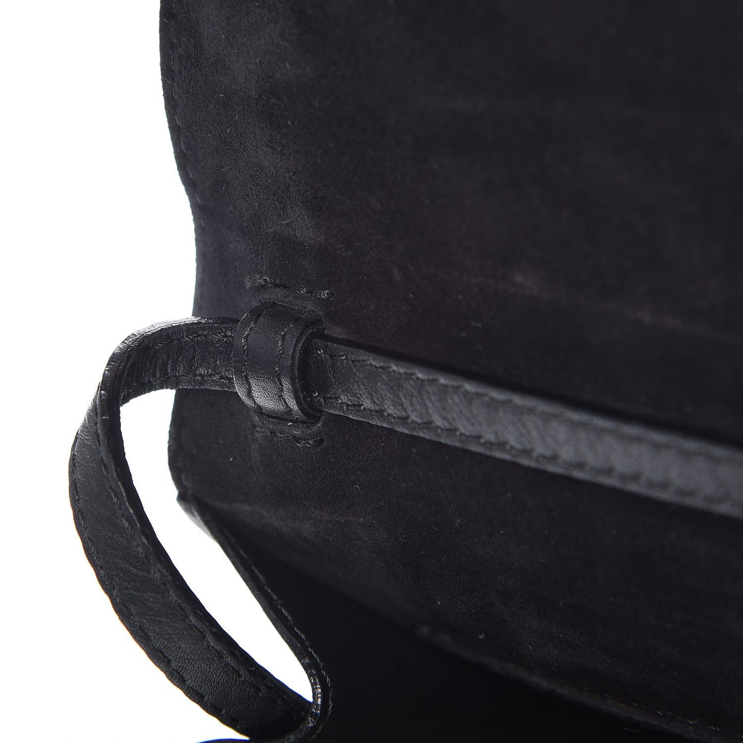 Calfskin House Check Small Macken Crossbody Bag Black