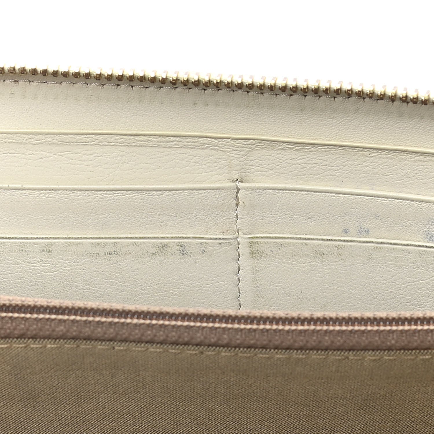 Fendi Zucchino Spalmati FF Multicolor Zip Around Wallet White Multicolor 16 of 18