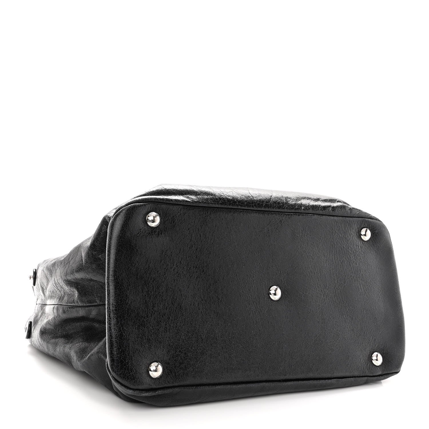 Miu Miu Vitello Shine Top Handle Satchel Black 3 of 8