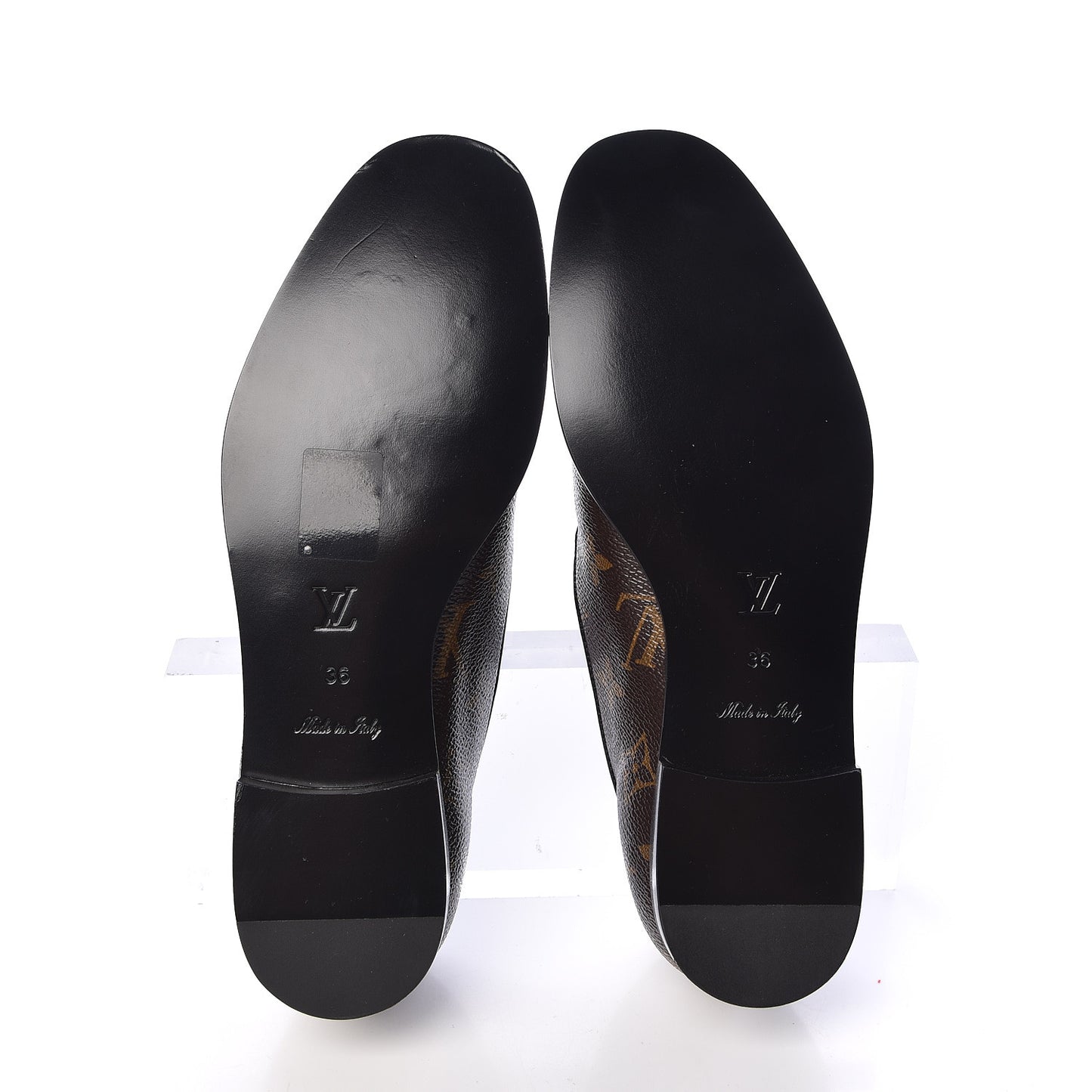 Monogram Society Loafers 36