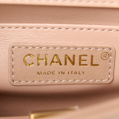 Chanel Calfskin Quilted Perfect Fit Flap Beige 6 of 10