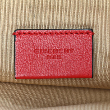Givenchy Lambskin Large Emblem Pouch Red 6 of 8