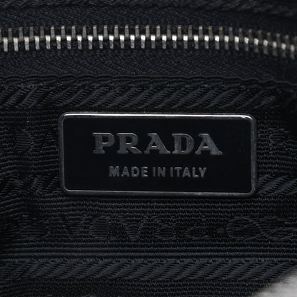 Prada Tessuto Nylon Pochette Bag Black 6 of 9