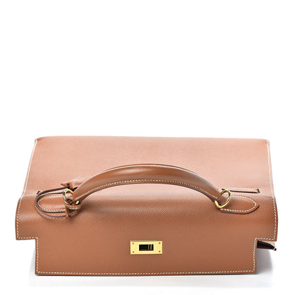 Hermes Courchevel Kelly Sellier 32 Gold 15 of 41