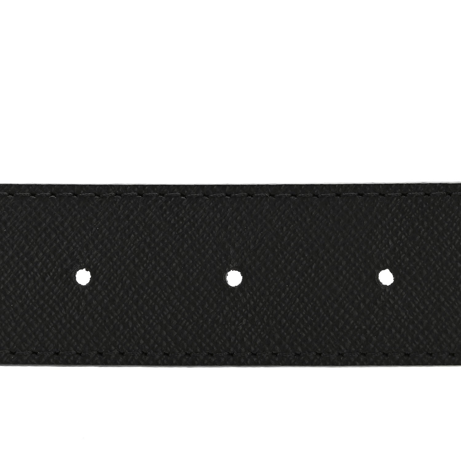 Louis Vuitton Calfskin Monogram 30mm LV Initiales Reversible Belt 85 34 Black 3 of 7