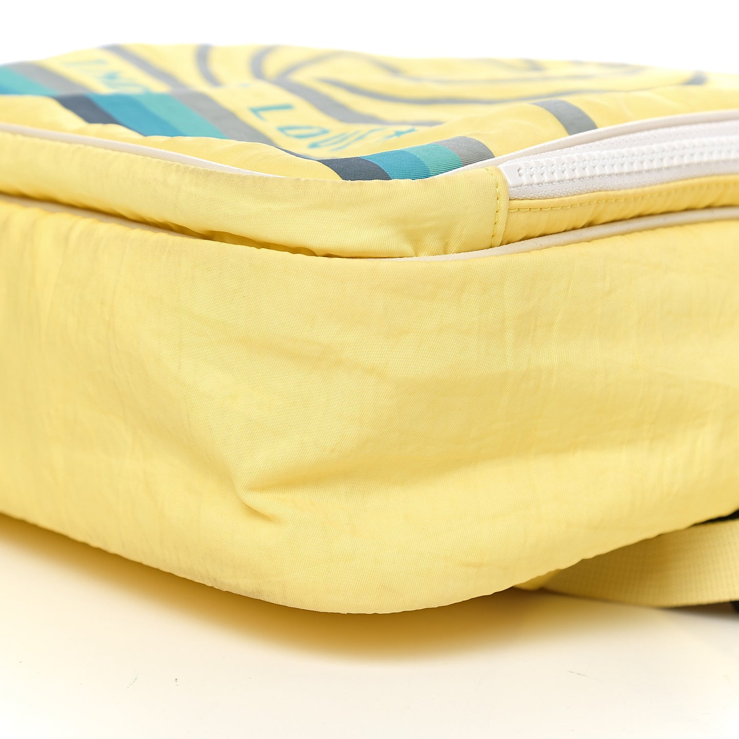 Nylon Twill Blind For Love Interlocking G Backpack Pastel Yellow Multicolor