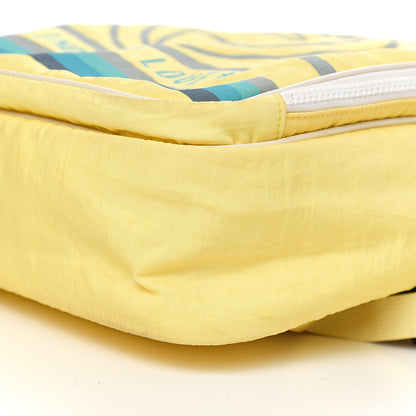 Gucci Nylon Twill Blind For Love Interlocking G Backpack Pastel Yellow Multicolor 8 of 9