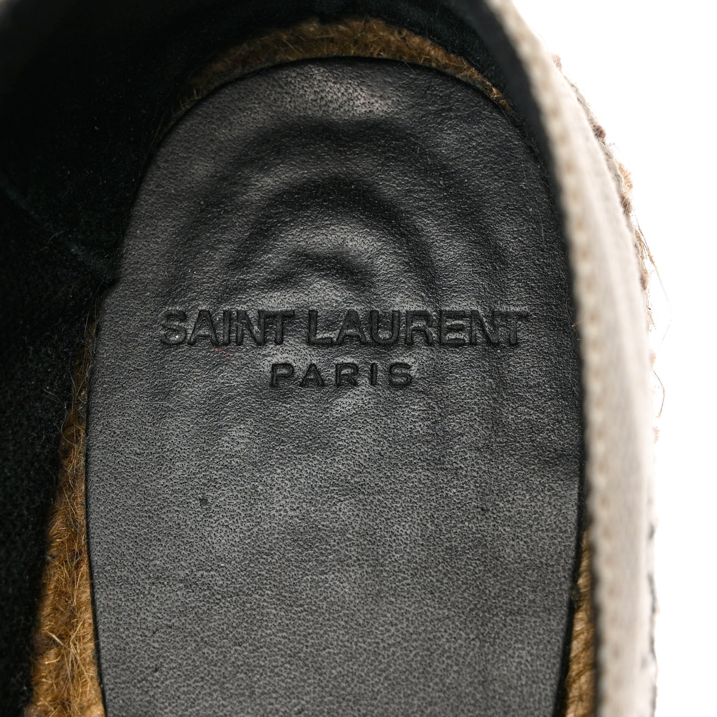 Canvas Nappa Elba Light Logo Embroidered Espadrilles 36 Panna