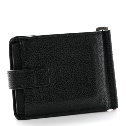 Saint Laurent Grained Calfskin Sac De Jour Compact Wallet Black 3 of 8