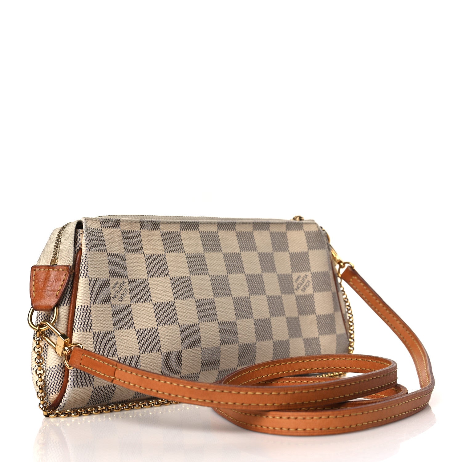 Louis Vuitton Damier Azur Eva Clutch 7 of 10