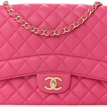 Chanel Lambskin Quilted Medium Mademoiselle Chic Flap Fuchsia 8 of 14