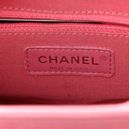 Chanel Aged Calfskin Quilted Small Gabrielle Logo Hobo Rose 6 of 11