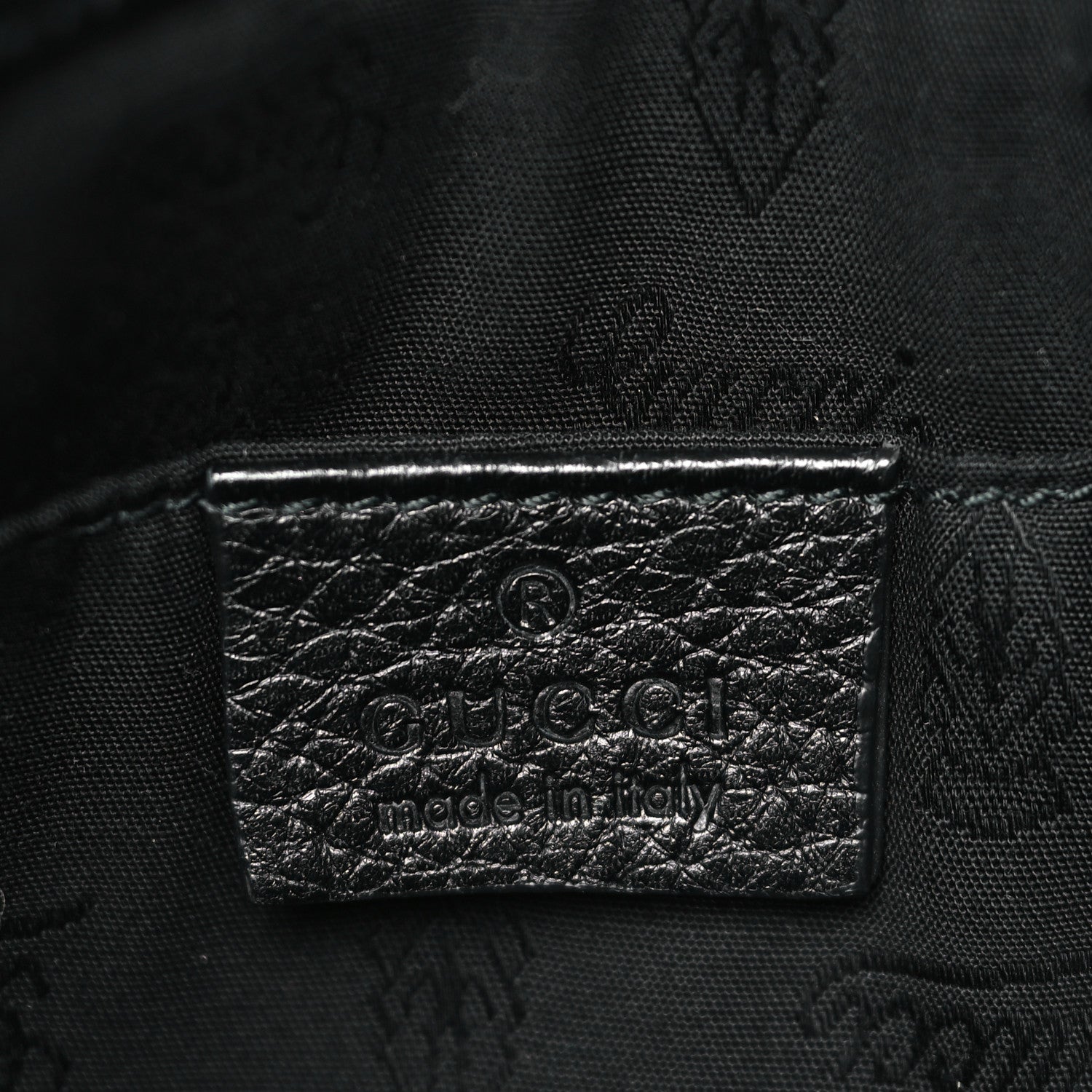 Gucci Calfskin Bamboo Croisette Evening Bag Black 6 of 9
