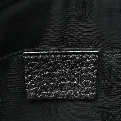 Gucci Calfskin Bamboo Croisette Evening Bag Black 6 of 9
