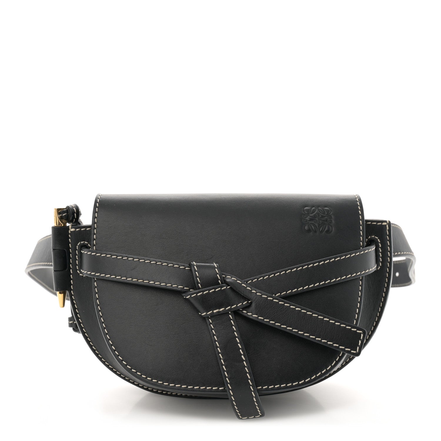Loewe Calfskin Mini Gate Belt Bag Black 1 of 11