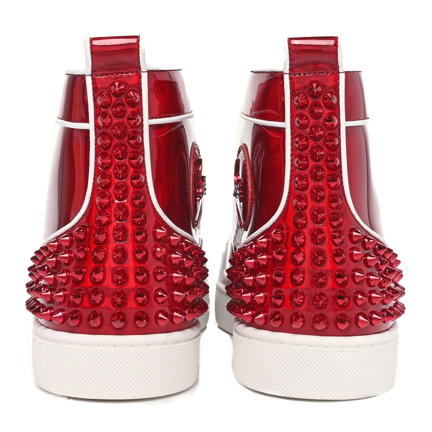 Christian Louboutin Patent Mens Louis Orlato Flat Sneakers 41.5 Red 6 of 11