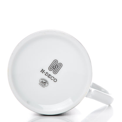Hermes Porcelain H Deco Mug N°2 Black 3 of 6