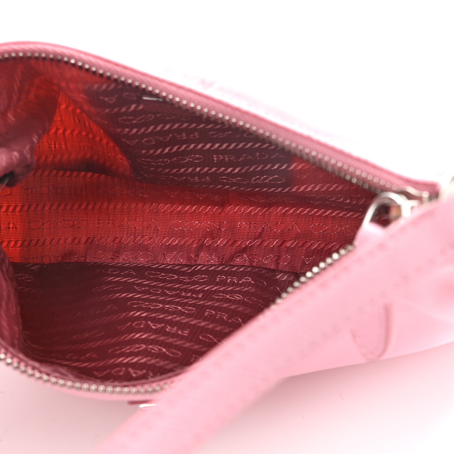 Prada Re-Nylon Saffiano Mini Re-Edition 2005 Bag Rosa 5 of 9