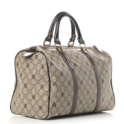 Gucci GG Plus Monogram Hearts Medium Joy Boston Dark Brown 2 of 8