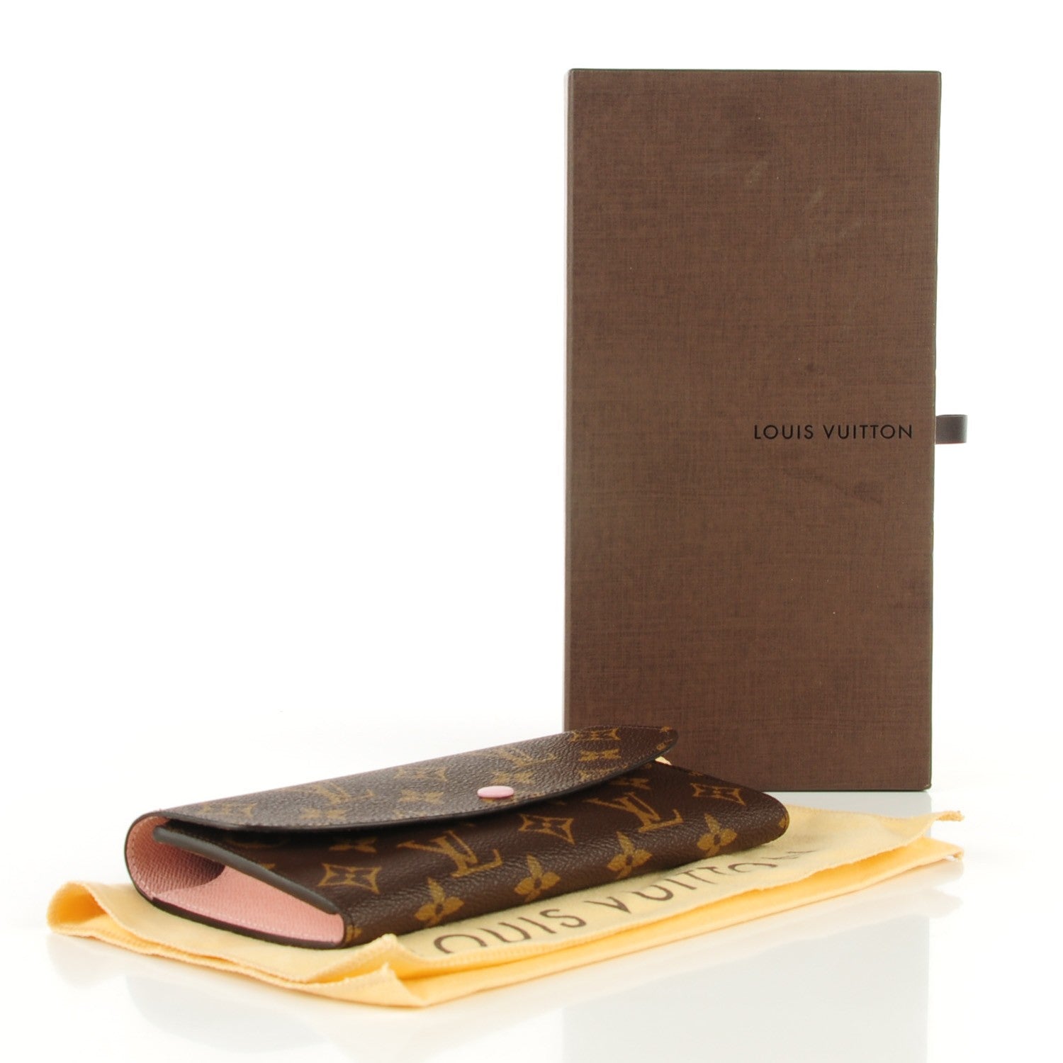 Louis Vuitton Monogram Emilie Wallet Rose Ballerine 4 of 7