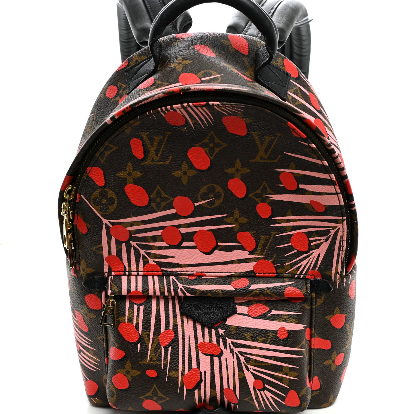 Monogram Jungle Dots Palm Springs Backpack PM Sugar Pink Poppy