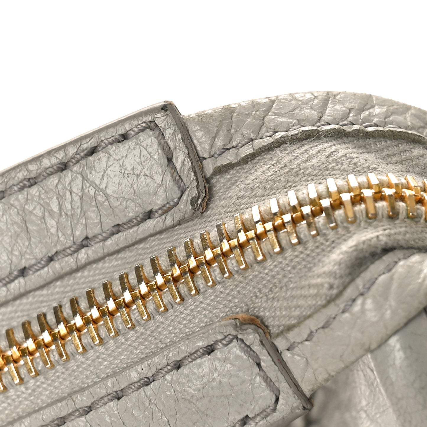 Agneau Giant 12 Gold Hardware Mini City Gris Melange
