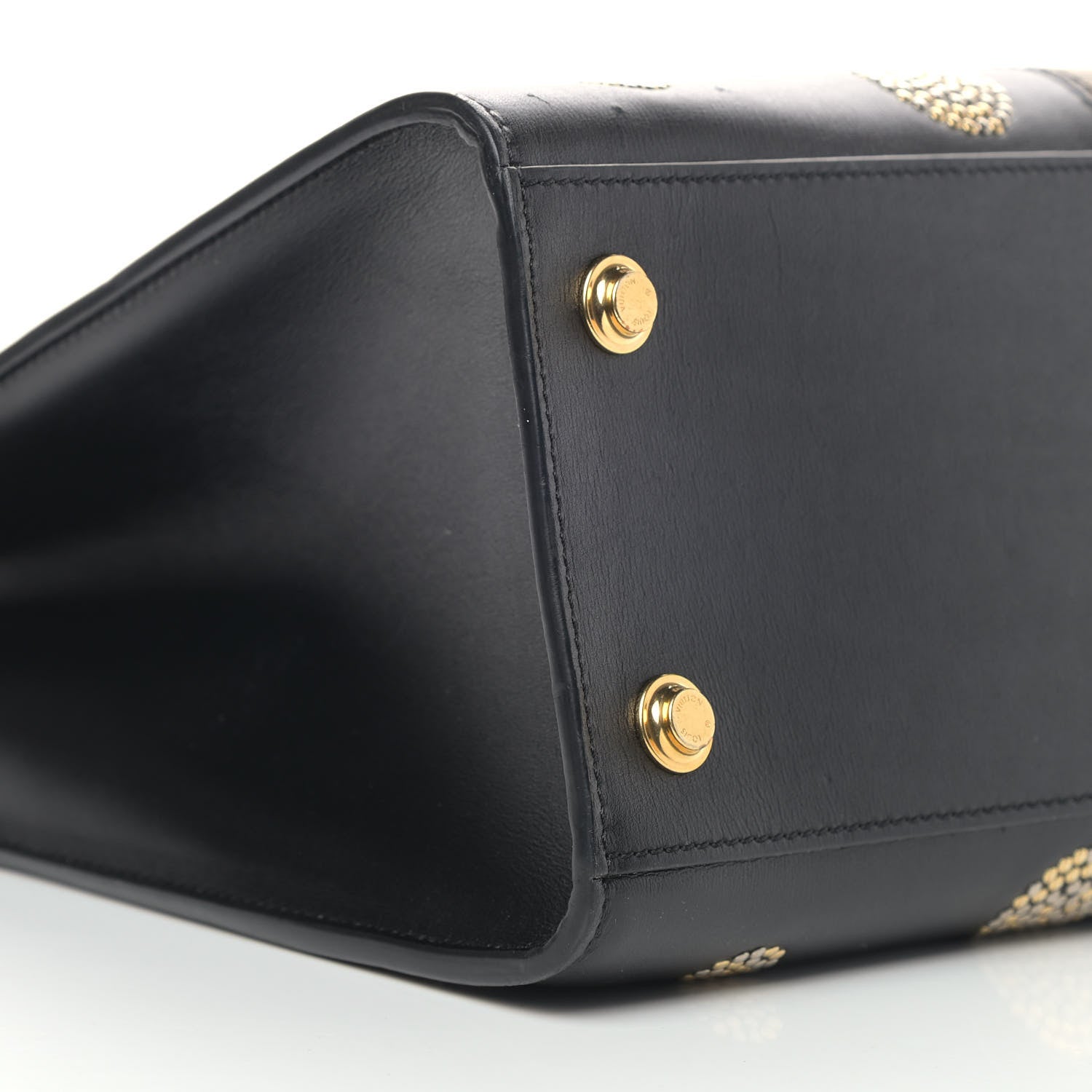 Louis Vuitton Reverse Monogram Studded Night Lights City Steamer MM 7 of 8