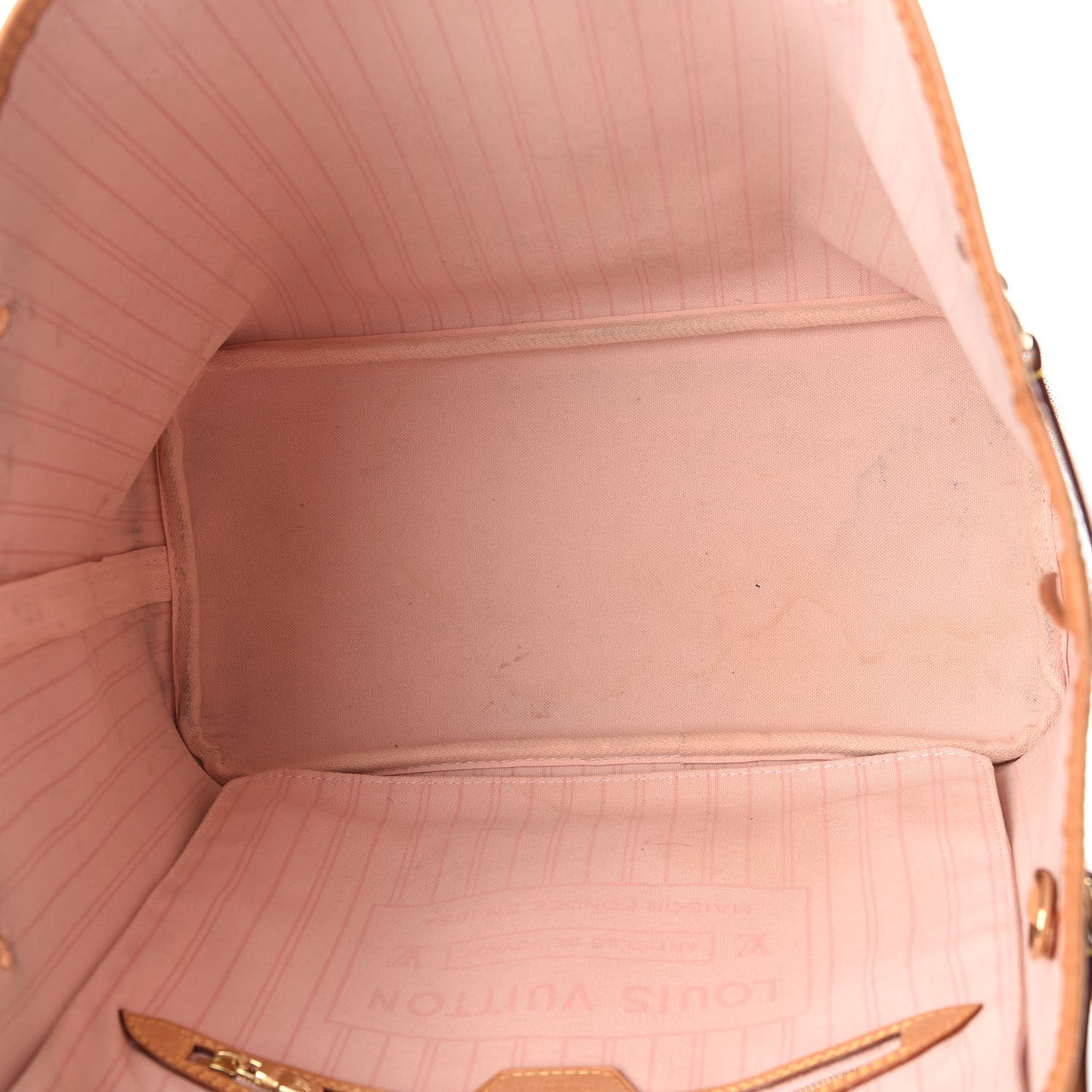 Damier Azur Neo Neverfull MM Rose Ballerine