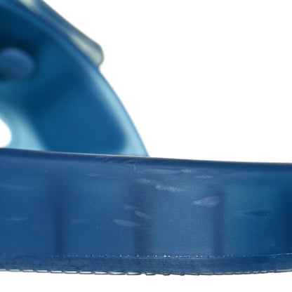 Balenciaga Technical Polyurethane Mallorca Slide Sandals 37 Blue 7 of 8