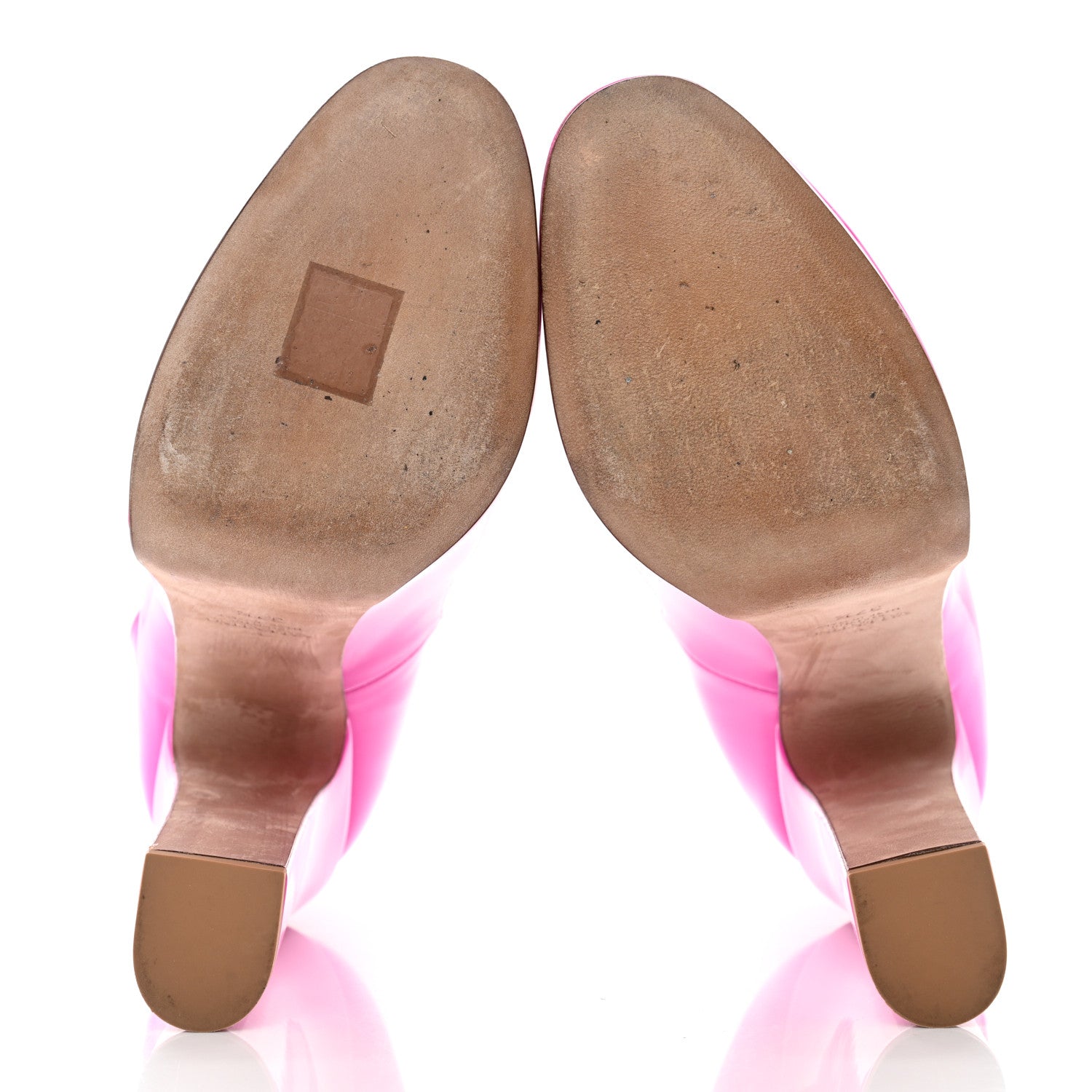 Valentino Garavani Patent Tan-Go 55/155mm Platform Pumps 37.5 Pink PP 5 of 9