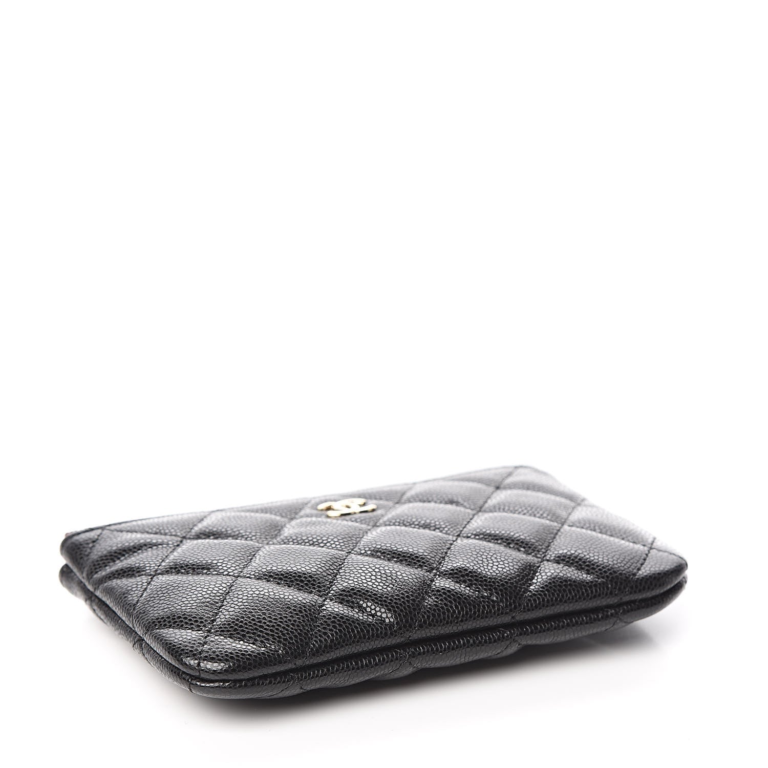 Chanel Caviar Quilted Small Cosmetic Case Black 4 of 8