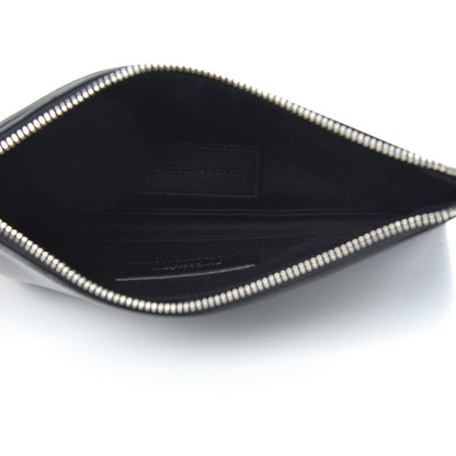 Saint Laurent Lizard Embossed Monogram Bill Pouch Black 5 of 8