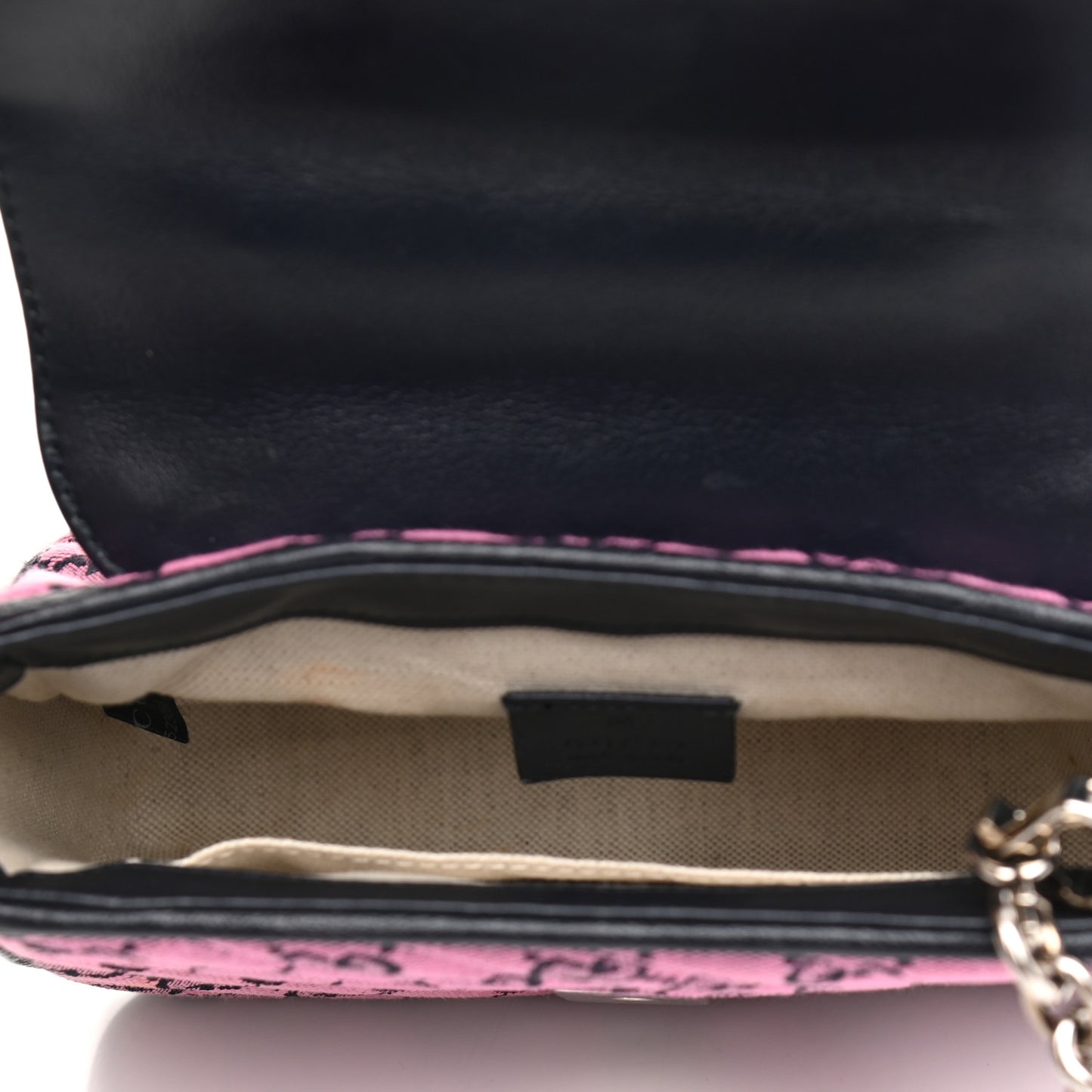 Monogram Multicolor Matelasse Diagonal Mini GG Marmont Top Handle Shoulder Bag Pink Blue