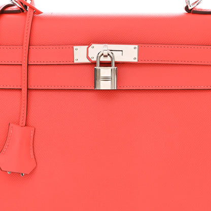Hermes Epsom Kelly Sellier 32 Rose Jaipur 8 of 10