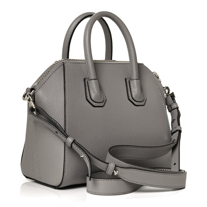 Givenchy Sugar Goatskin Mini Antigona Pearl Grey 3 of 10