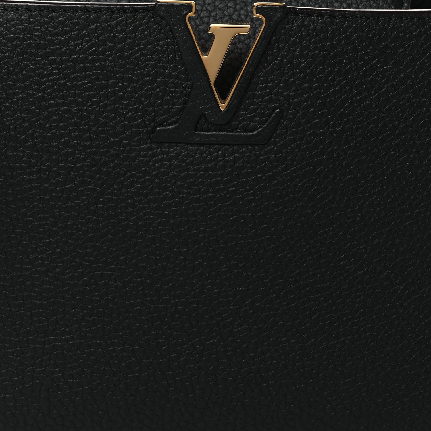 Louis Vuitton Taurillon Capucines BB Black 7 of 9