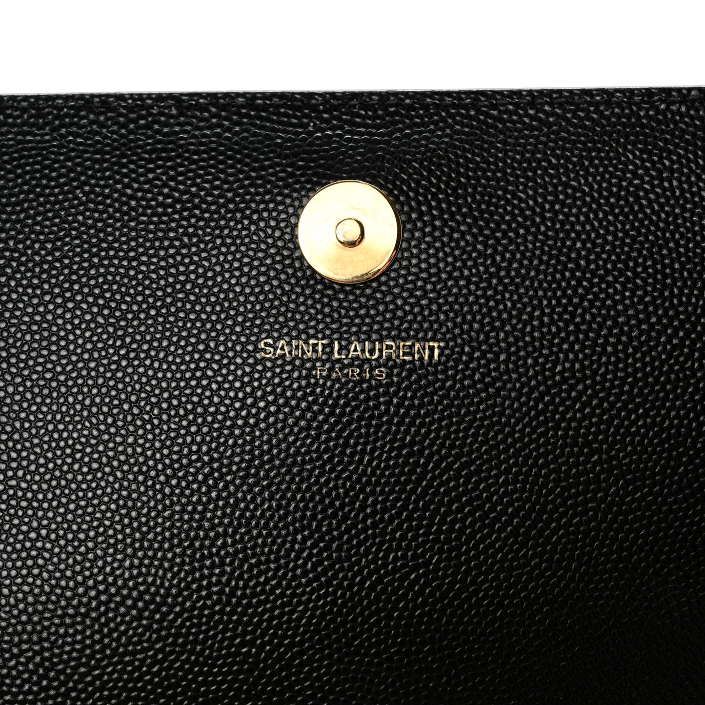 Grain De Poudre Monogram Cassandre Clutch Black