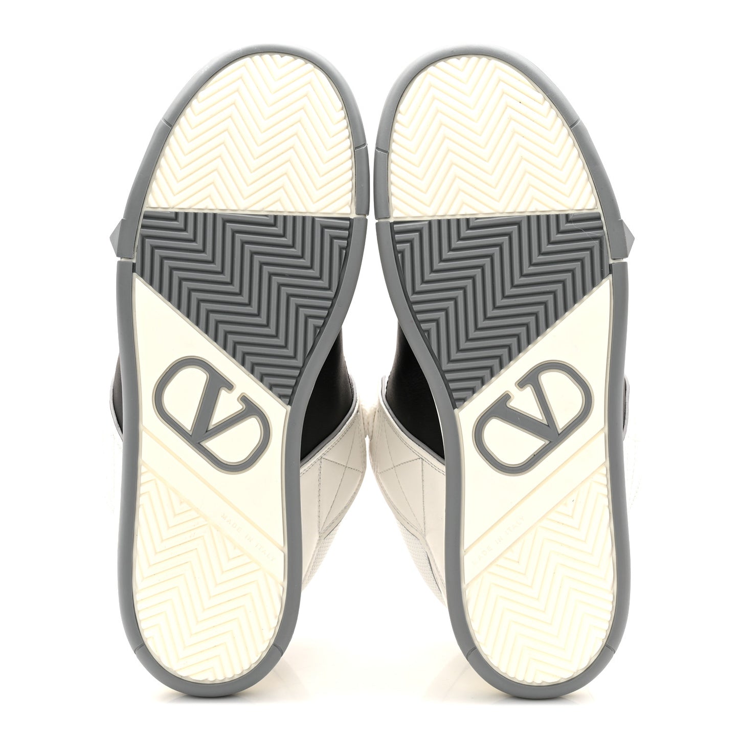 Calfskin Mens Open Skate Sneakers 44 White Black