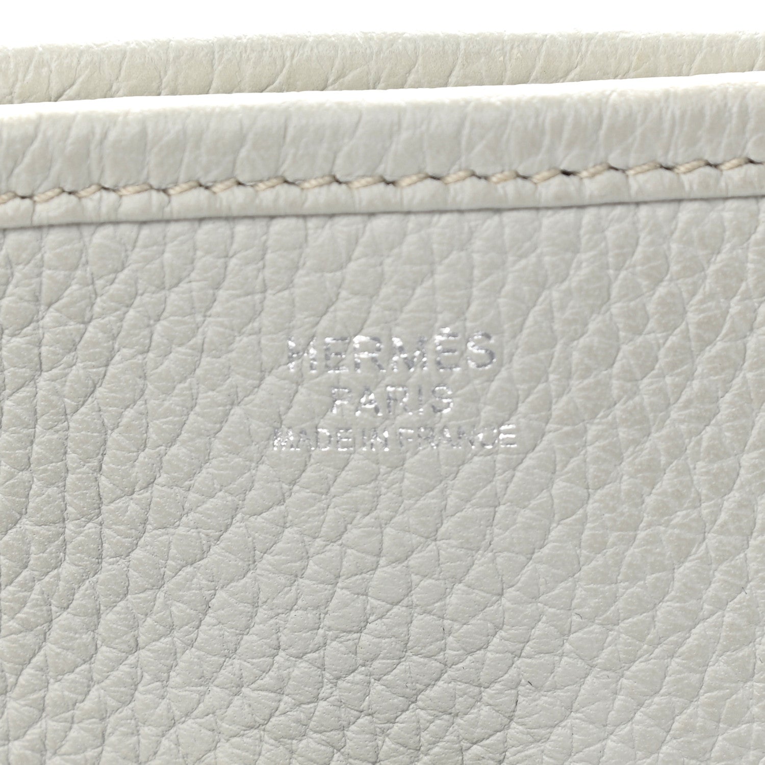 Hermes Taurillon Clemence Evelyne III PM Gris Perle 5 of 11