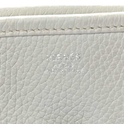 Hermes Taurillon Clemence Evelyne III PM Gris Perle 5 of 11