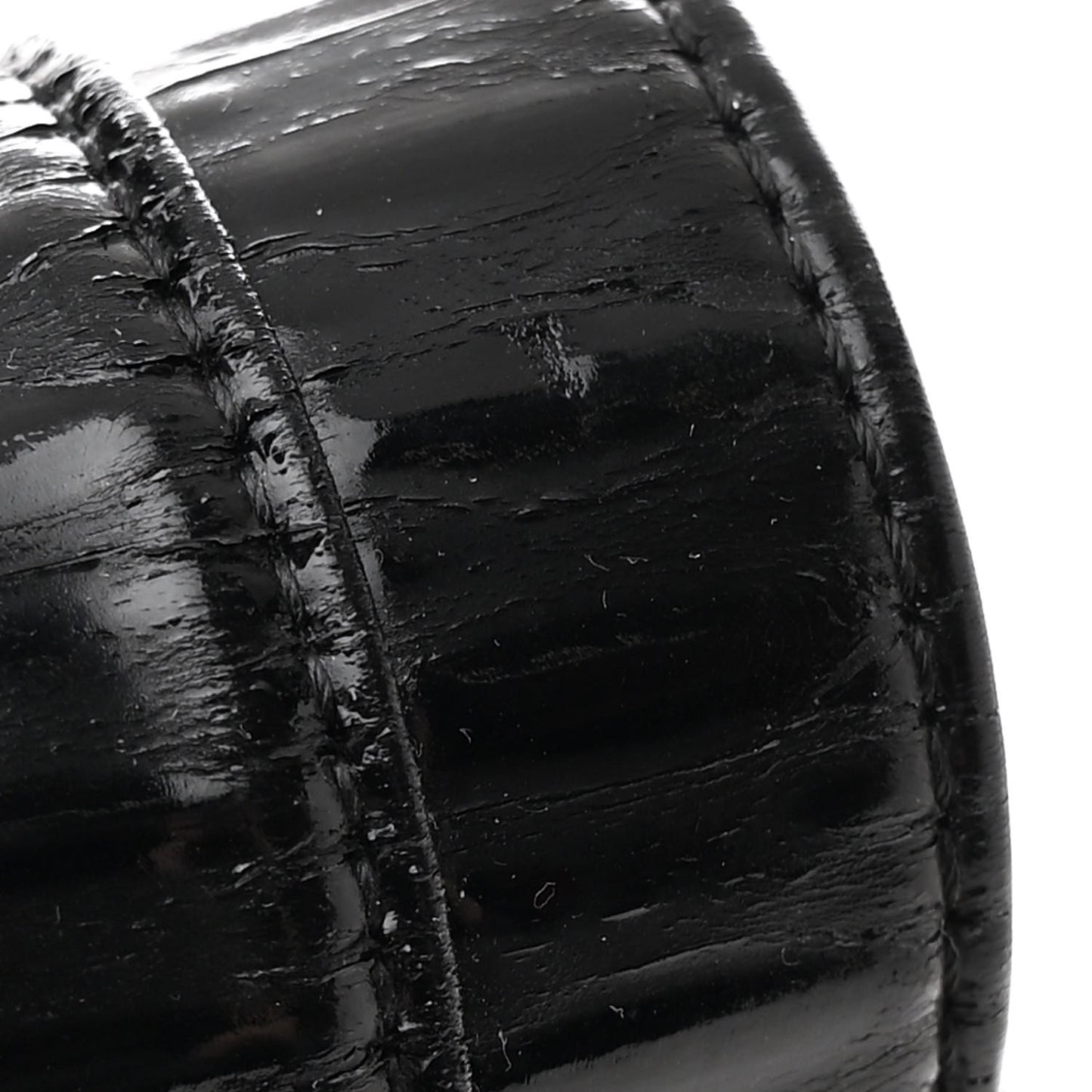 Patent FF 1974 Embossed Baguette Black